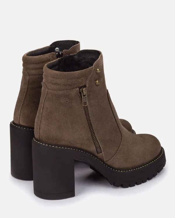 Yokono Heeled Ankle Boot TUNA-002 Grey Cheap