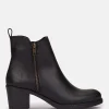 Yokono Heeled Ankle Boots LILLE-012 Black Shop