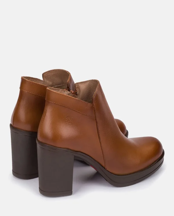 Yokono Heeled Ankle Boots PILSEN-004 Brown Best