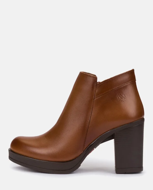 Yokono Heeled Ankle Boots PILSEN-004 Brown Best