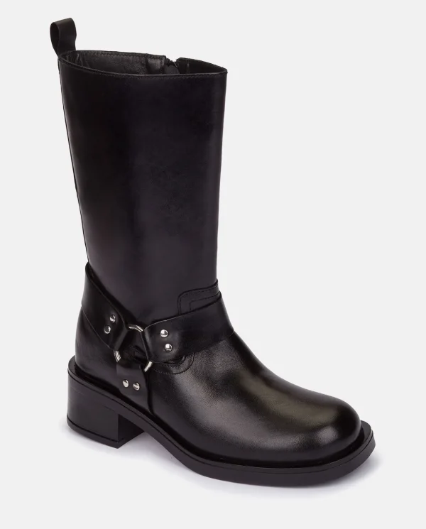 Yokono Heeled Booty SPA-003 Black Cheap