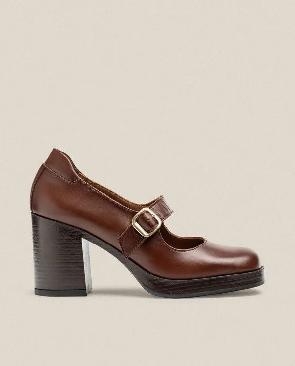 Yokono Heeled Shoe KOLIN-010 Brown Shop