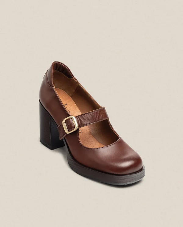 Yokono Heeled Shoe KOLIN-010 Brown Shop