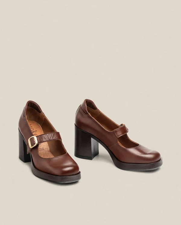 Yokono Heeled Shoe KOLIN-010 Brown Shop