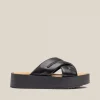 Yokono Platform Sandal CARMEN-004 Black New
