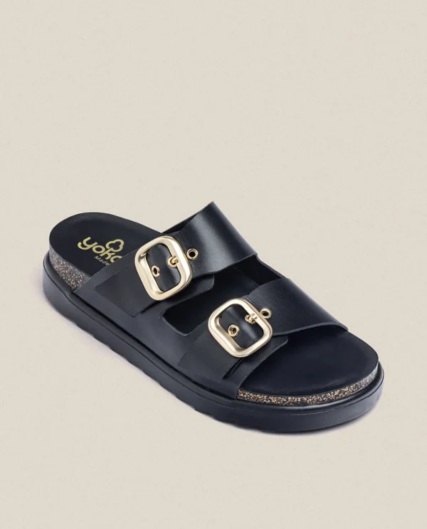 Yokono Platform Sandal TUNEZ-130 Black Fashion