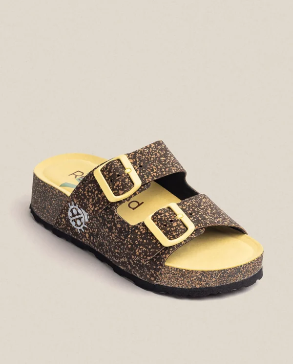 Yokono Platform Sandal West 003 Black Cheap