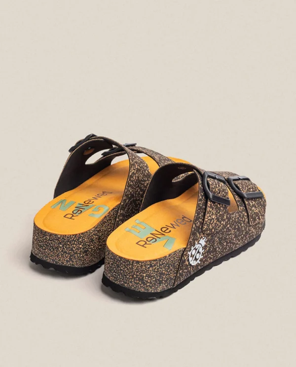 Yokono Platform Sandal West 003 Orange Discount