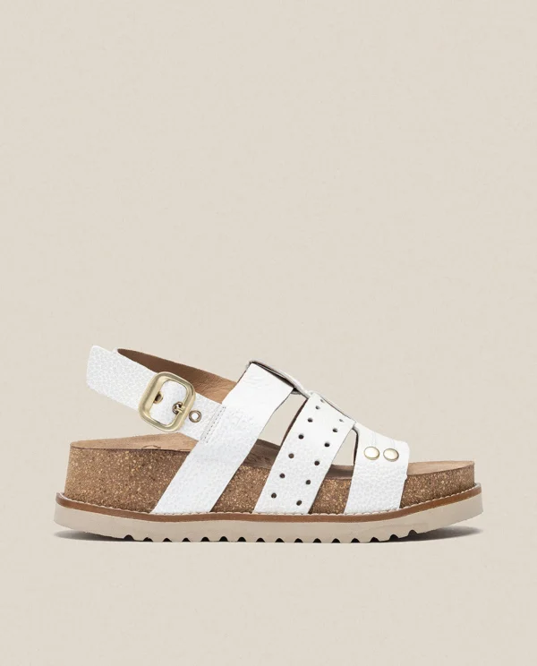 Yokono Sandalia De Plataforma Oca 007 Blanco Outlet