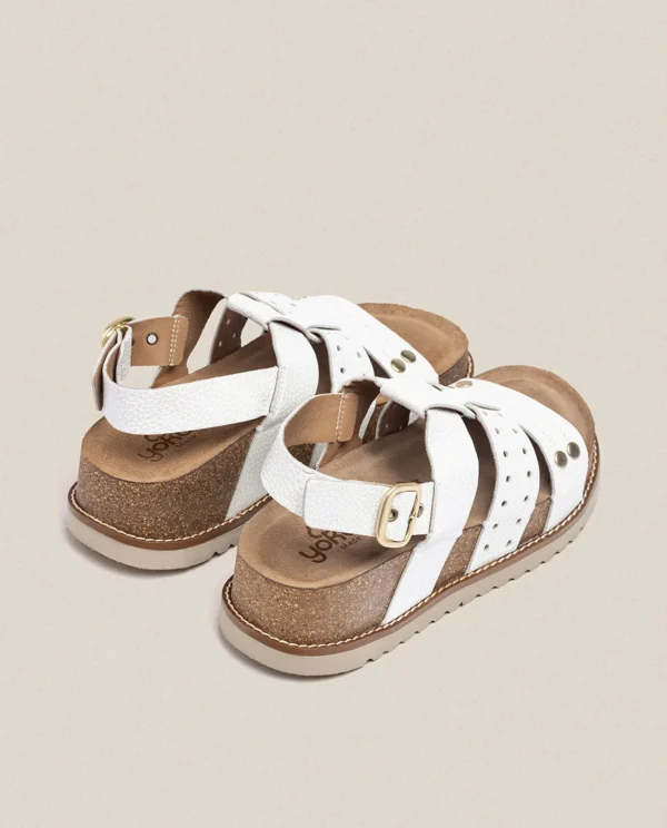 Yokono Sandalia De Plataforma Oca 007 Blanco Outlet