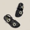 Yokono Sandalia Plana Morena 002 Negro Cheap