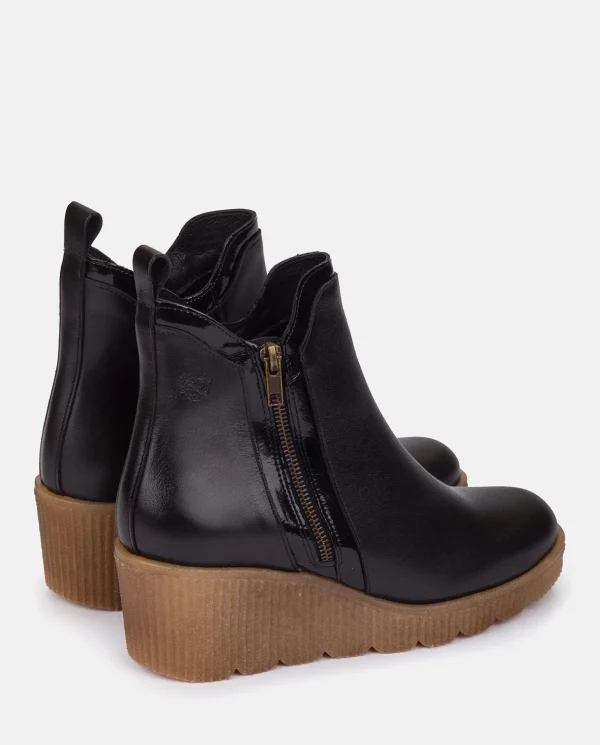 Yokono Wedge Booty MADONA-002 Black Flash Sale