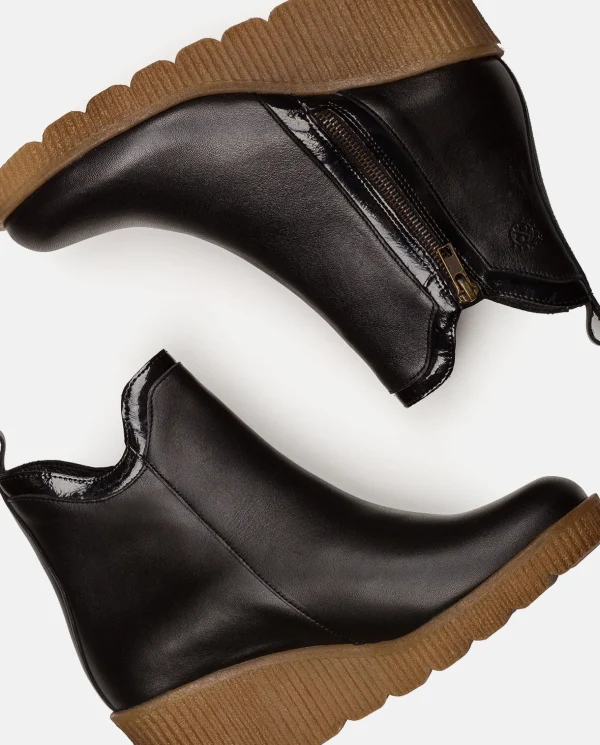Yokono Wedge Booty MADONA-002 Black Flash Sale