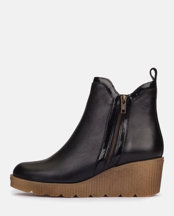 Yokono Wedge Booty MADONA-002 Black Flash Sale