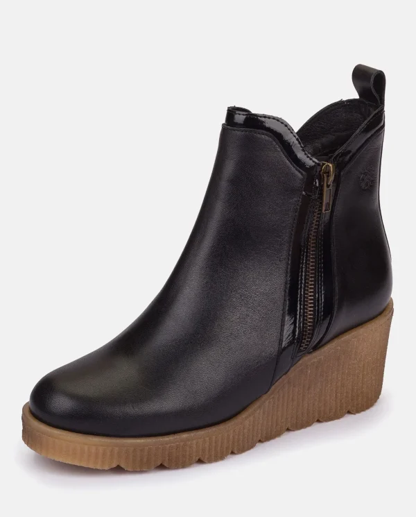 Yokono Wedge Booty MADONA-002 Black Flash Sale