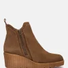 Yokono Wedge Booty MADONA-002 Brown Clearance