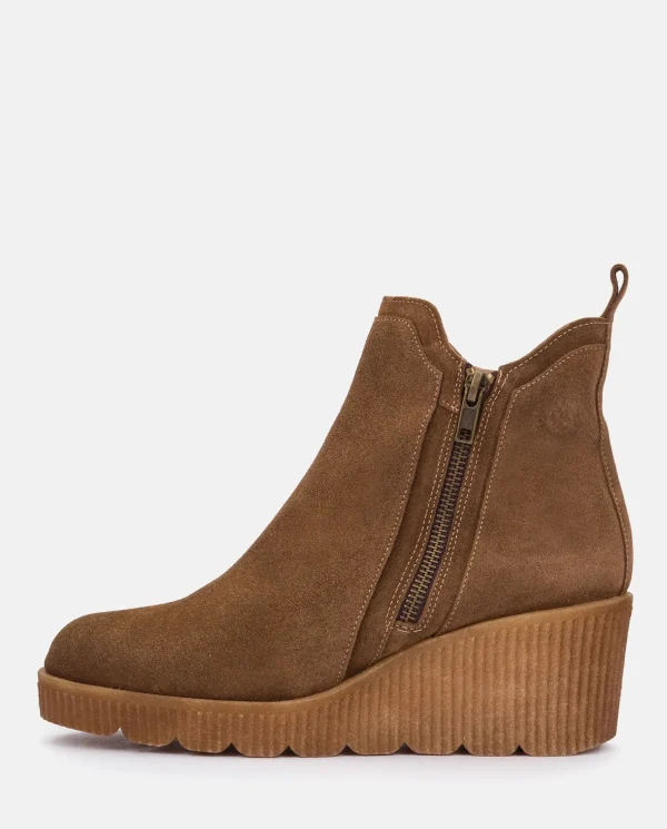 Yokono Wedge Booty MADONA-002 Brown Clearance