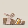 Yokono Wedge Sandal BARI 304 Pink Cheap