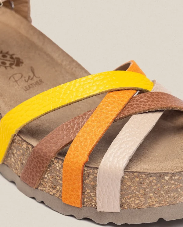 Yokono Wedge Sandal BARI-302 Beige Hot