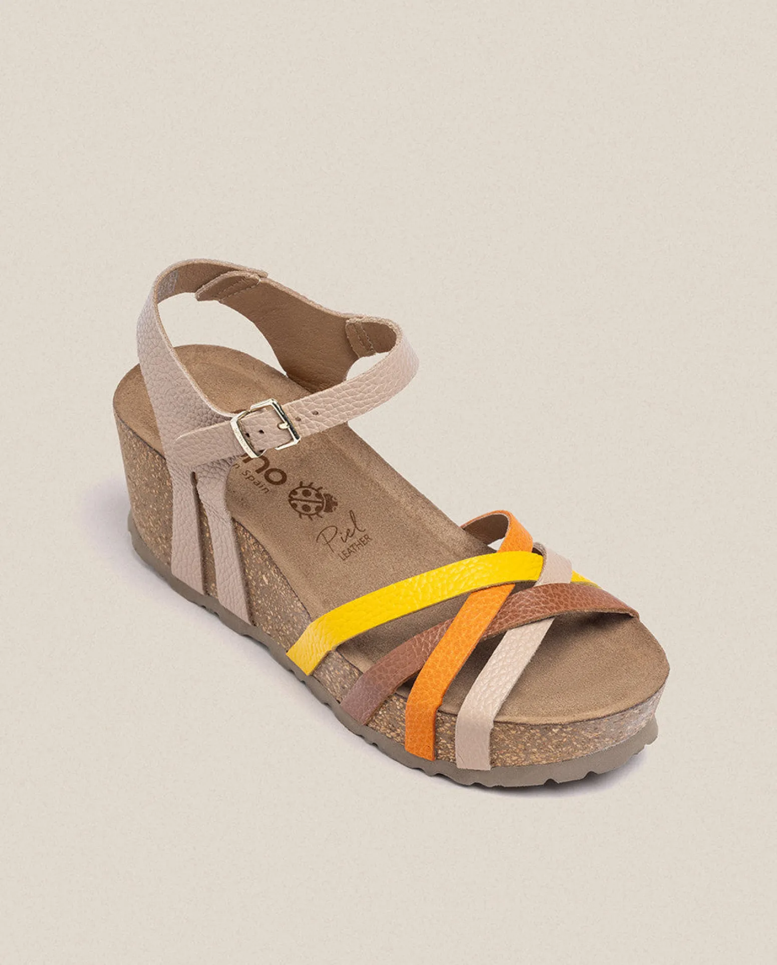 wedge_sandal_bari_beige_5.webp Yokono Wedge Sandal BARI-302 Beige Hot