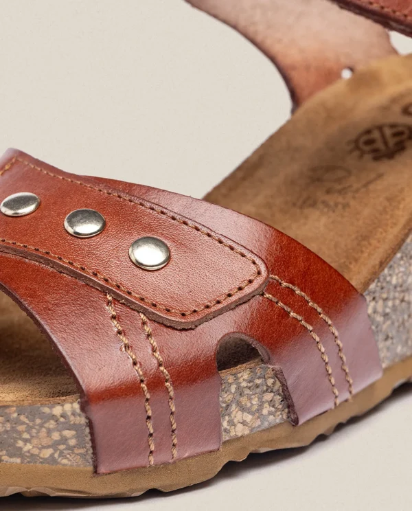 Yokono Wedge Sandal CADIZ-303 Brown Cheap