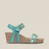 Yokono Wedge Sandal CADIZ-306 Green Cheap