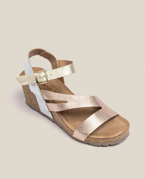 Yokono Wedge Sandal CADIZ-302 Pink Cheap