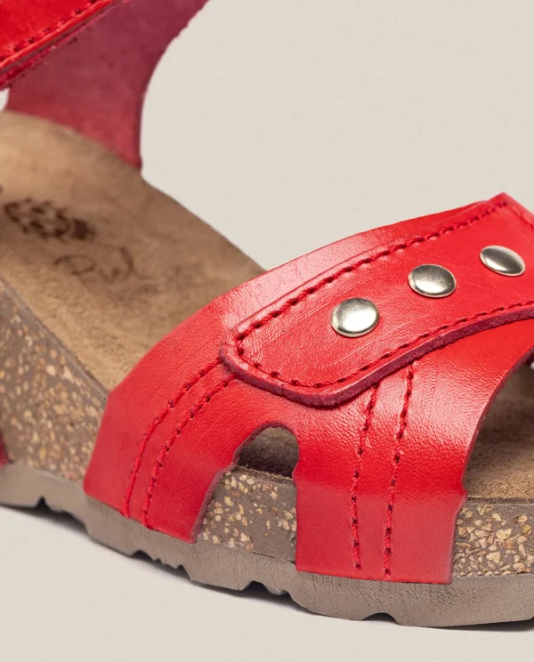 Yokono Wedge Sandal CADIZ-303 Red Best Sale