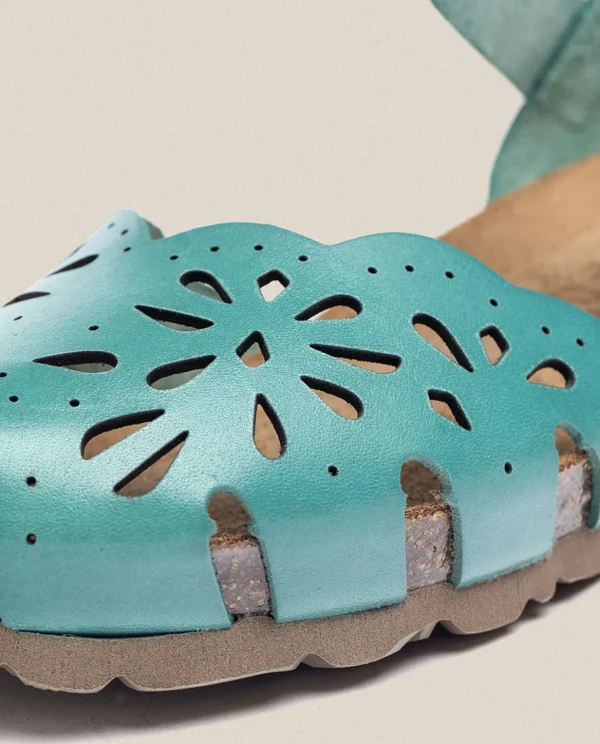 Yokono Wedge Sandal MONACO-047 Green Flash Sale