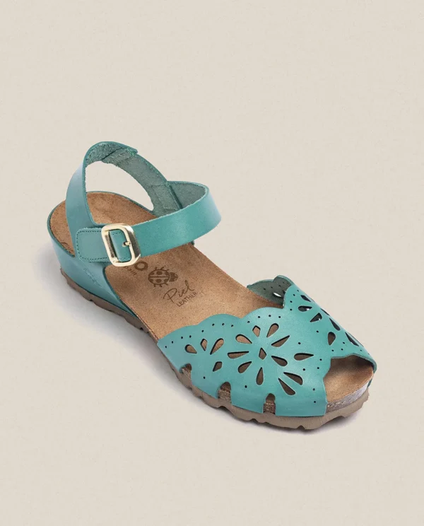 Yokono Wedge Sandal MONACO-047 Green Flash Sale