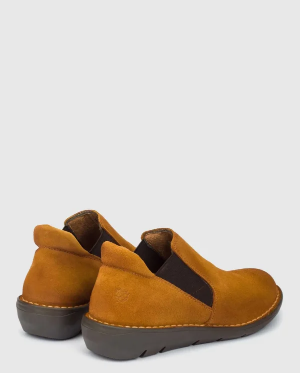 Yokono Wedge Shoe Lyon 003 Brown Clearance